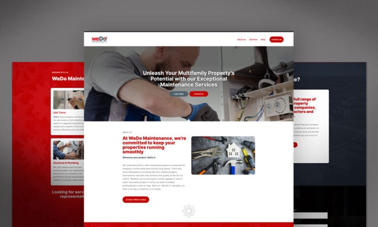 WeDo Maintenance Website